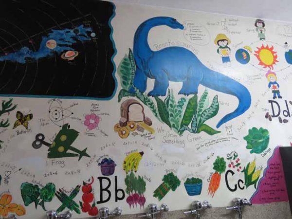 Gallery 4 - Ivywild School: Boys Restroom math and science