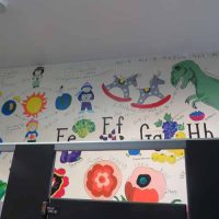Gallery 6 - Ivywild School: Boys Restroom math and science