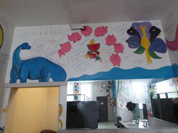 Gallery 2 - Ivywild School: Girls Restroom math and science