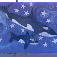 Gallery 4 - Steele Elementary: Whale Wall