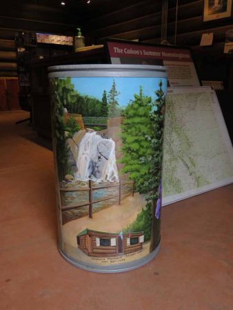 Gallery 3 - North Cheyenne Canon: Helen Hunt Falls Visitor Center: Scenes on a Recycle Barrel