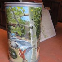 Gallery 2 - North Cheyenne Canon: Helen Hunt Falls Visitor Center: Scenes on a Recycle Barrel