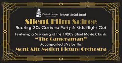 Silent Film Soiree: Roaring 20s Costume Party & Kids Night Out presented by Colorado Springs Pioneers Museum at Colorado Springs Pioneers Museum, Colorado Springs CO