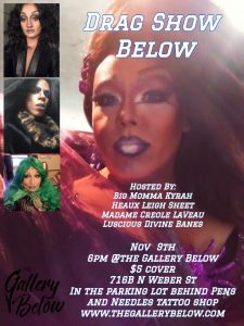 Drag Show Below presented by  at ,  