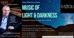 Music of Light & Darkness presented by Rocky Mountain Music Alliance at ,  
