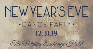 New Years Eve Dance Party Fundraiser presented by Dance Alliance of the Pikes Peak Region at The Mining Exchange, a Wyndham Grand Hotel, Colorado Springs CO