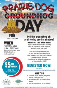 Prairie Dog Day presented by City of Colorado Springs Parks, Recreation & Cultural Services at ,  