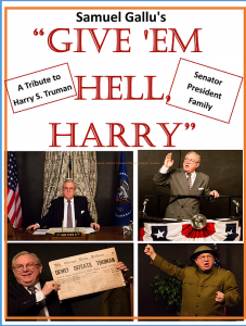 ‘Give ‘Em Hell, Harry’ presented by Fountain Community Theater at Fountain Community Theater, Fountain CO
