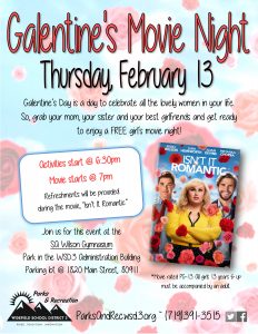 Galentine’s Movie Night presented by  at ,  
