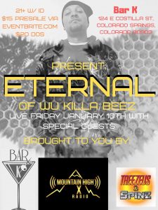 Eternal of Wu Tang Killah Beez presented by  at ,  