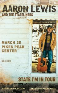 POSTPONED: Aaron Lewis presented by Pikes Peak Center for the Performing Arts at Pikes Peak Center for the Performing Arts, Colorado Springs CO