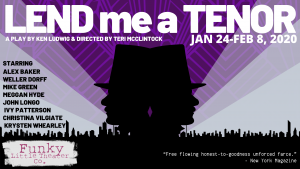 ‘Lend Me a Tenor’ presented by Funky Little Theater Company at Funky Little Theater Company, Colorado Springs CO