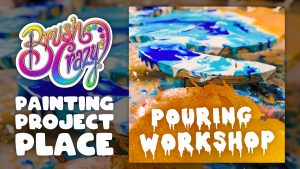 Paint Pouring Workshop presented by Brush Crazy at Brush Crazy, Colorado Springs CO