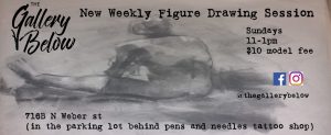 CANCELED: Weekly Figure Drawing Group presented by The Gallery Below at The Gallery Below, Colorado Springs CO
