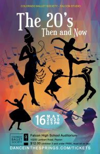 POSTPONED: The 20’s: Then and Now presented by Colorado Ballet Society at ,  