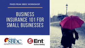 Webinar – Business Insurance 101 for Small Businesses presented by Pikes Peak Small Business Development Center at ,  