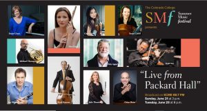 Live from Packard Hall! presented by Colorado College Summer Music Festival at Colorado College: Packard Hall, Colorado Springs CO