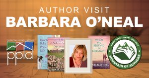 Author Barbara O’Neal presented by Pikes Peak Library District at Online/Virtual Space, 0 0