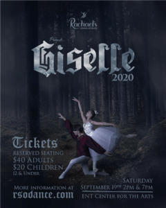 ‘Giselle’ presented by Rachael's School of Dance at Ent Center for the Arts, Colorado Springs CO