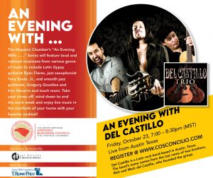 An Evening with Del Castillo presented by  at Online/Virtual Space, 0 0
