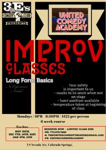 Long Form Improv Classes presented by  at ,  