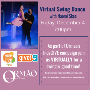 Swing Dance with Naomi Skee presented by Ormao Dance Company at Online/Virtual Space, 0 0