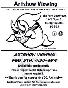 Colorado Artists Show presented by  at ,  