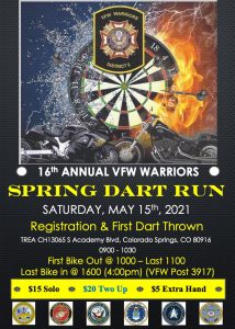 VFW Warriors Spring Dart Run presented by  at ,  