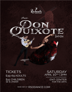SOLD OUT: Don Quixote presented by Rachael's School of Dance at Ent Center for the Arts, Colorado Springs CO