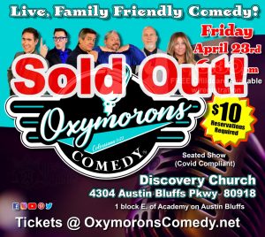 SOLD OUT: Oxymorons Comedy Night-O Live Comedy presented by Oxymorons Comedy at ,  