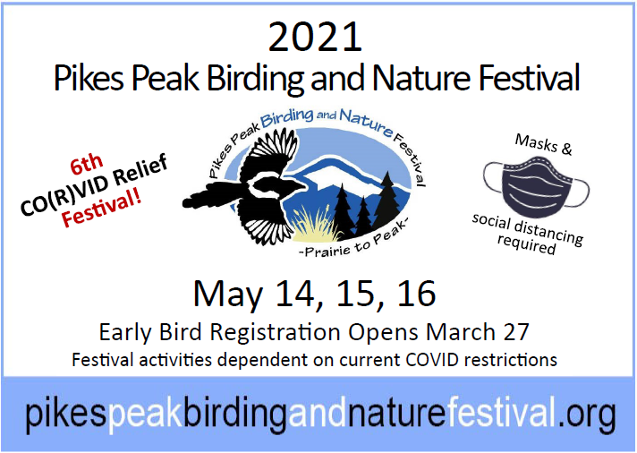 Gallery 1 - REGISTRATION CLOSED: Pikes Peak Birding and Nature Festival