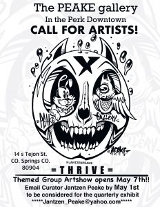 CALL FOR ARTISTS: THRIVE Art Show presented by Perk Downtown at ,  