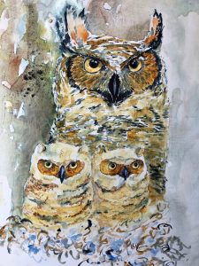 Owl Art Exhibition presented by  at ,  