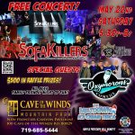 Family Friendly Concert & Comedy with SofaKillers & Oxymorons Comedy presented by Oxymorons Comedy at Cave of the Winds, Manitou Springs CO