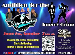 CALL FOR AUDITIONS: Oxymorons Comedy group presented by Oxymorons Comedy at ,  