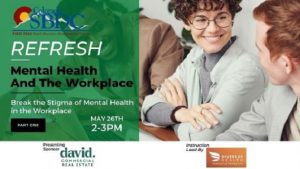 Mental Health Series: Break the Stigma of Mental Health in the Workplace presented by Pikes Peak Small Business Development Center at Online/Virtual Space, 0 0