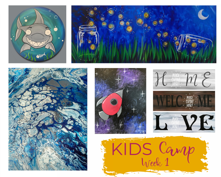 Gallery 5 - Kids Summertime Paint & Create Camp ( FREE Shirt!)