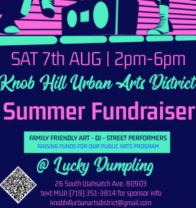 Summer Fundraiser for Knob Hill Urban Arts District presented by Knob Hill Urban Arts District at ,  