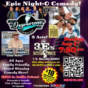 Epic Night-O Comedy presented by Oxymorons Comedy at ,  