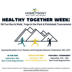 Healthy Together Week: 5K Fun Run and Walk presented by  at Bear Creek Regional Park, Colorado Springs CO