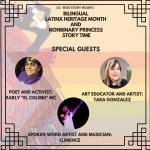 Gallery 3 - Bilingual Latinx Heritage Month and Non-binary Princess Story Time