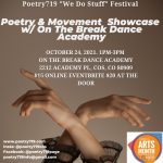 Poetry 719 Festival: Poetry & Movement presented by Poetry 719 at ,  