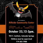 Hillside Community Center Trunk or Treat presented by Hillside Community Center at Hillside Community Center, Colorado Springs CO