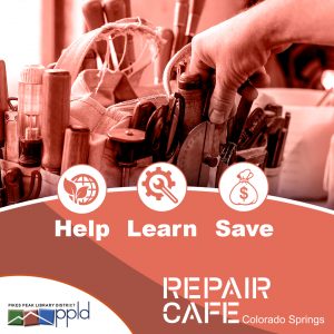Repair Cafe presented by Pikes Peak Library District at Manitou Art Center, Manitou Springs CO