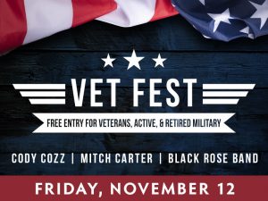 Vet Fest presented by Boot Barn Hall at Boot Barn Hall at Bourbon Brothers, Colorado Springs CO