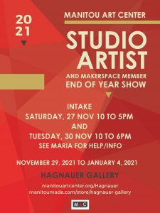 Studio Artist and Makerspace Member End of Year Studio Show presented by Manitou Art Center at Manitou Art Center, Manitou Springs CO