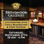 Live Painting with Chula Beauregard and Cody Oldham presented by Broadmoor Galleries at Broadmoor Galleries - Traditional Gallery, Colorado Springs CO