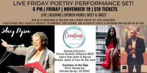 Live Poetry Performance presented by  at ,  