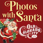 Photos with Santa presented by Historic Old Colorado City at Bancroft Park in Old Colorado City, Colorado Springs CO