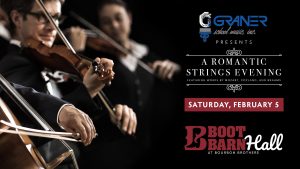 A Romantic Strings Evening presented by Boot Barn Hall at Boot Barn Hall at Bourbon Brothers, Colorado Springs CO